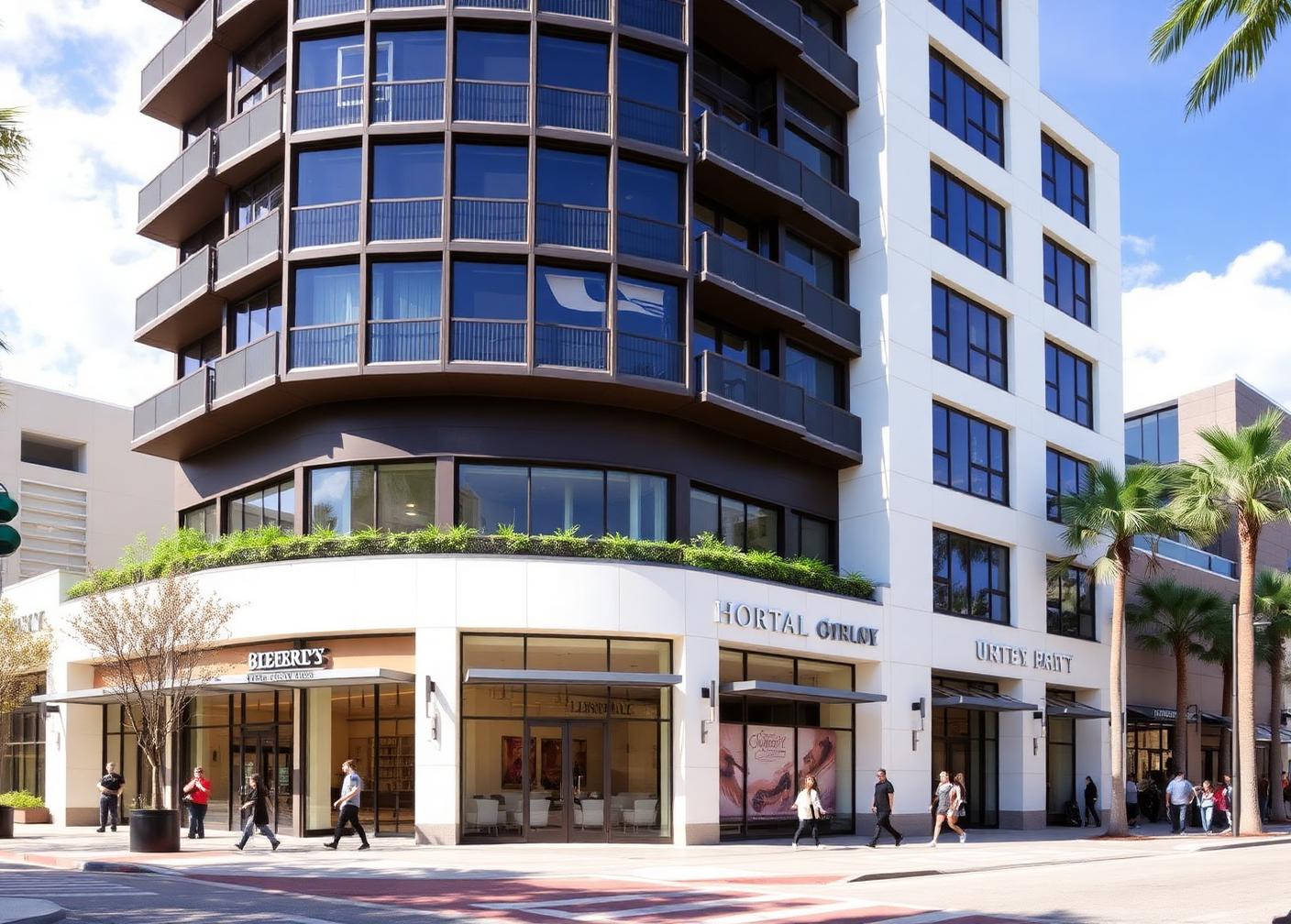 Sunrise Harbour — Two 17-story towers plus a 6-story commercial building — repeat client, restoration and repaint